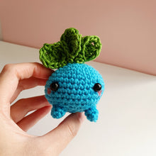 Load image into Gallery viewer, Cute crochet oddish pokemon amigurmi