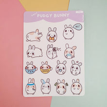 Load image into Gallery viewer, Pudgy Bunny Planner Stickers