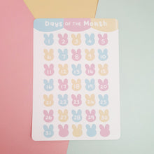 Load image into Gallery viewer, Pudgy Bunny Planner Stickers