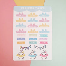 Load image into Gallery viewer, Pudgy Bunny Planner Stickers