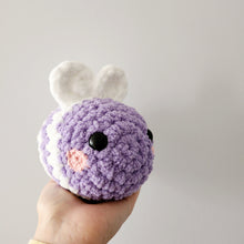 Load image into Gallery viewer, Teacup Bee Crochet Plush
