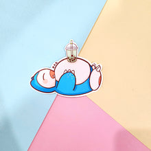 Load image into Gallery viewer, Poke x Boba Holographic Stickers