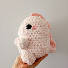 Load image into Gallery viewer, Chonky Dinosaur Crochet Plushie