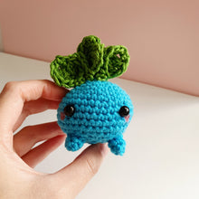 Load image into Gallery viewer, Cute crochet oddish pokemon amigurmi
