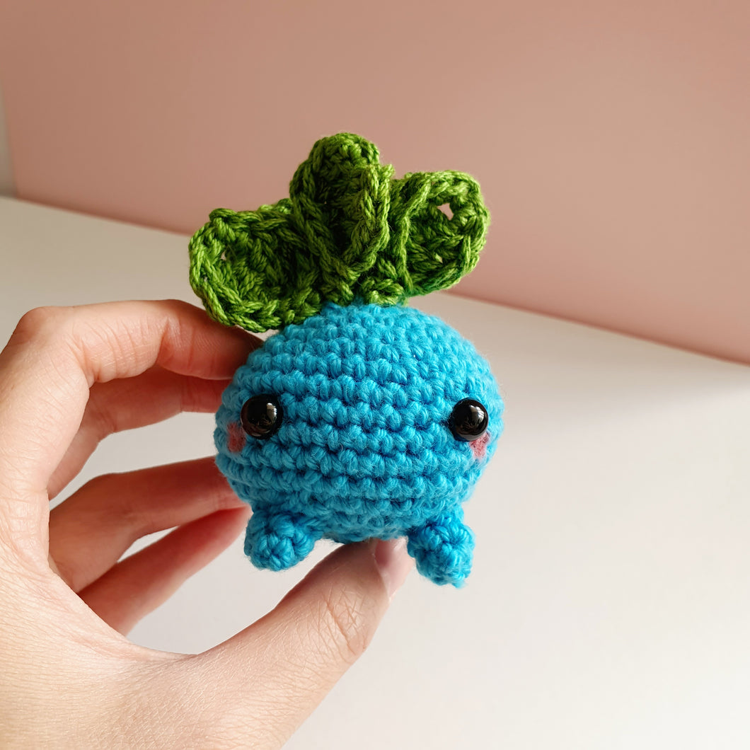 Cute crochet oddish pokemon amigurmi