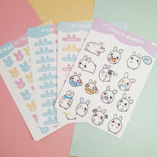 Load image into Gallery viewer, Pudgy Bunny Planner Stickers
