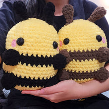 Load image into Gallery viewer, Mr. Bumble Bee Crochet Plush
