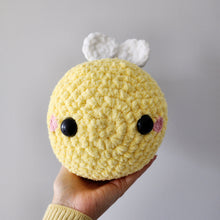 Load image into Gallery viewer, Chonky Bee Crochet Plush
