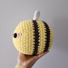 Load image into Gallery viewer, Chonky Bee Crochet Plush
